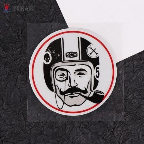 Fashion Smoking Gentleman Stickers Motorcycle Bike Car Styling Decals