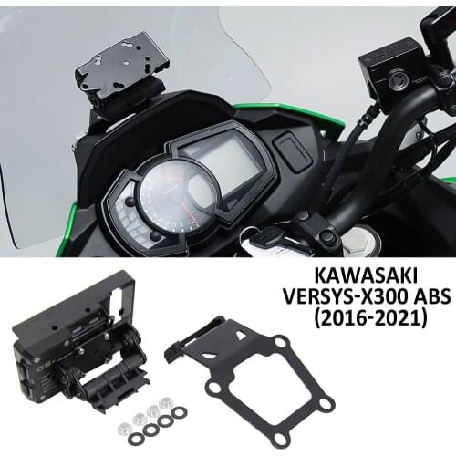NEW Versys X300 Navigation Frame Motorcycle Accessories Modified Navigation Bracket Fit For KAWASAKI VERSYS X300 X-300 2021-2016