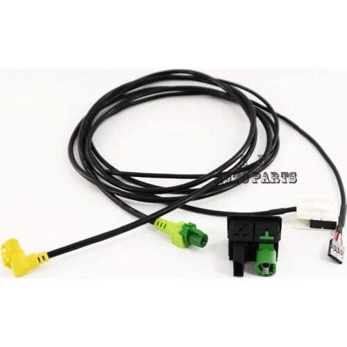 NEW USB+ AUX-IN Button Switch & Cable 3CD 035 249 A RCD510 RCD 510 For VW Passat B6/7 CC Golf Mk6 Jetta