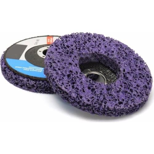 2pcs 5 inch 125mm Poly Strip Disc Wheel Paint Rust Removal Clean For Angle Grinder