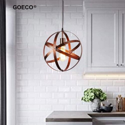 Industrial Pendant Light Retro Iron Led Hanging Lamp For Living Room Bar Cafe Loft Bedroom Home Decor Lighting Fixture E27