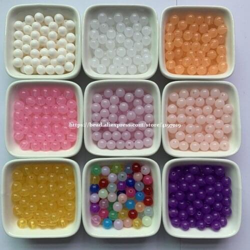 9th Aug Free Shipping Clear Gumball Bubblegum Acrylic Round Ball Spacer Beads 6 8 10 12MM Pick Size For Jewelry Making