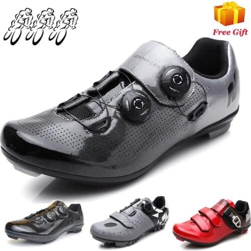 Summer Professional Road Cycling Shoes Mens Mountain Self-locking Shoes Mens Road Mountain Dual-purpose Ultra-light Breathable