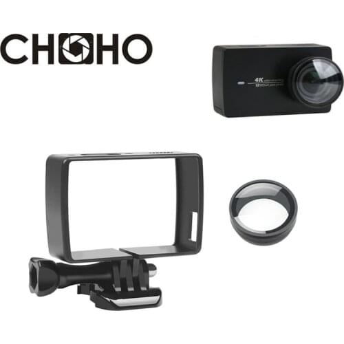 UV Filter for Xiaomi Yi 4K II Action Camera Frame Mount Protect Case for Xiaomi Yi Lite yi 4 k Action Camera Accessories