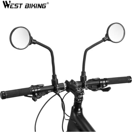 Bike Mirror Accessories Wide Range Angle Mirror For Bicycle Handlebar Mirrors Rotate Cycle Rear View Mirror for Off Road,MTB