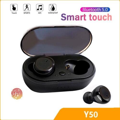 Xiaomi Youpin Earphone New Y50 TWS Fone Bluetooth Wireless Stereo Headset Sport Earbuds Microphone With Headphones For Huawei