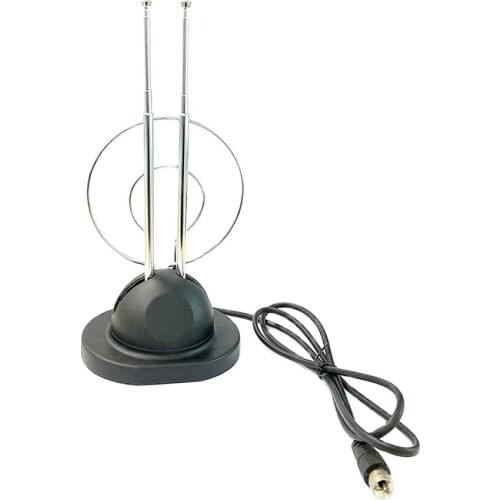 1PC HF Indoor TV Signal Booster Antenna 4sections HD Digital Satellite Receiver Antenna For DVB-T VHF UHF HDTV Universal Aerials