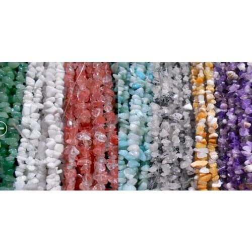 5-8mm Stone Beads Chips Beads For Jewelry Making Freeform Gravel In Beads Diy Bracelet Strand 33 inches Bulk