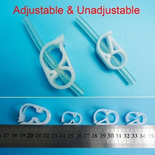 50PCS Plastic Tubing Clamps Adjustable Tube Clamp 3-12mm Tube Laboratory Pinch Valve Flow Control Hose Clamp Syphon Pipe Holder