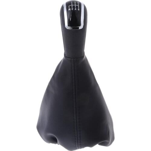 6 Speed Car Gear Shift Lever Knob Gaiter Boot For Mercedes C-Class W203 S203 for car accessories