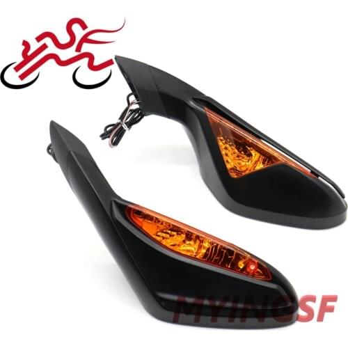 For MV Agusta F3 800/675 2012-2021 Side Rearview Mirrors with Indicator Motorcycle Accessories Rear View Mirror Turn Signal