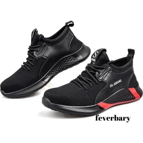 Mens Steel Toe Cap Work Safety Boot Anti-smashing Puncture Womens Lightweight Breather Casual Sneaker Hiking Trainer