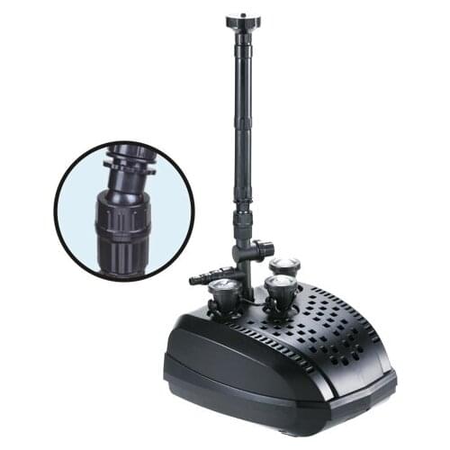 Boyu SU-2000L pool landscape gardening pond rockery fountain pump water cycle with fountain pump with UV germicidal lamp lights