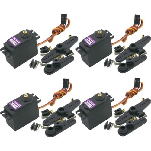 High Torque MG996R 4.8-6.0V Digital Servo With Metal Gear For Futaba JR 1/8 1/10 RC Car Helicopter Robot Arduino UNO DIY