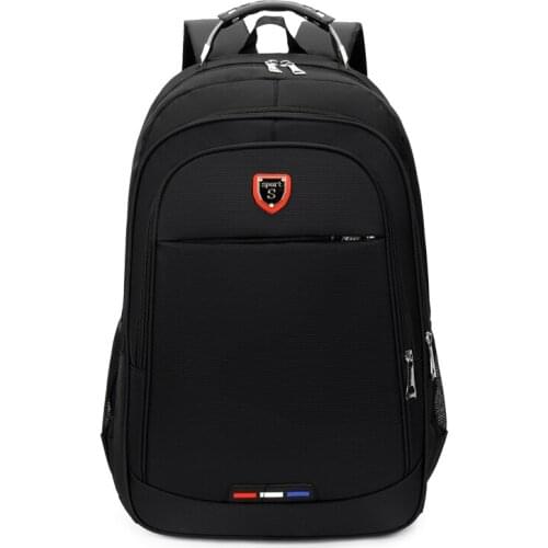 Business Backpack Mens Large-capacity Travel Backbag Male Casual Student School Bag Simple Fashionable 15.6-inch Laptop Bag