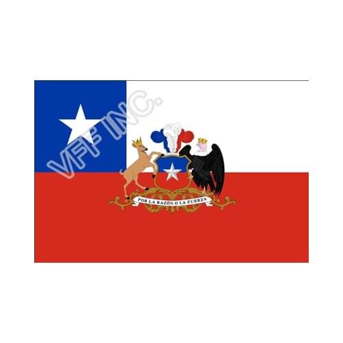 Chile President Presidential Standard Ensign Flag 3ft x 5ft Polyester Banner Flying 150* 90cm Custom flag outdoor