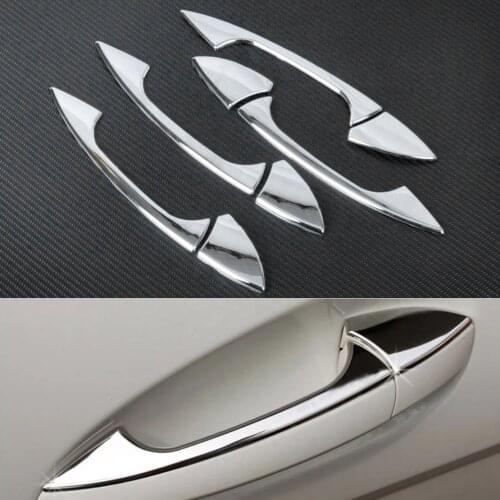 Chrome Door Handle Cover Trim Fit for Mercedes Benz C E GLK ML CLA Class W166 W117 X204 W204 W212 X204 2010 2011 2012 2013