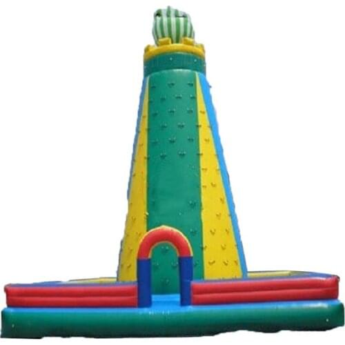 Hot sale customizable inflatable climbing wall /children inflatable rock climbing wall