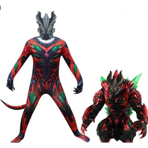 2021 new childrens halloween cartoon performance costume belia fusion monster cosplay monster one-piece costume 5-13 years old
