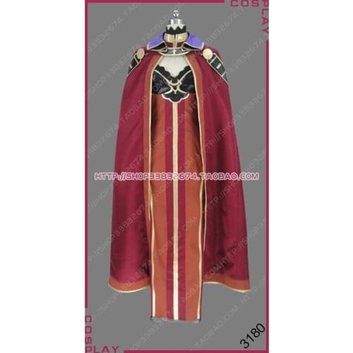 Fire Emblem Heroes The Rigelian Empire Mage Sonya Sonia Dress Outfit Game Cosplay Costume S002