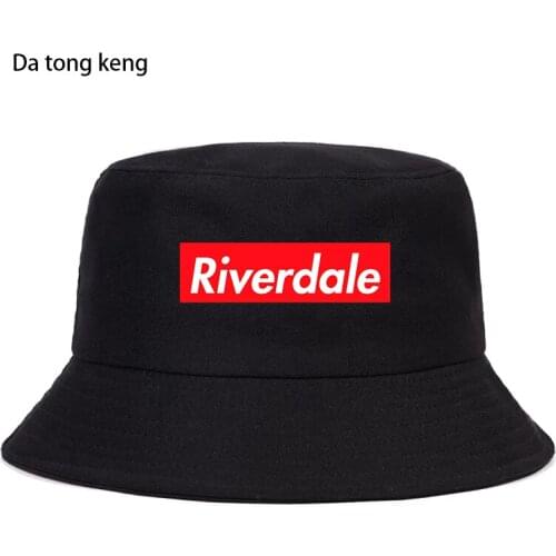 2021 Riverdale South Side Serpent Summer Hat Women Men Panama Bucket Cap The Design Flat Visor 90S Harajuku Fisherman Hat