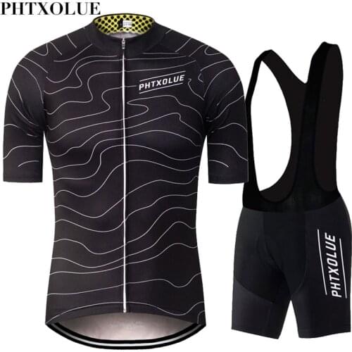 Phtxolue Breathable Pro Cycling Sets Summer Mtb Clothes Short Bicycle Jersey Clothing Ropa Maillot Ciclismo Bike Wear