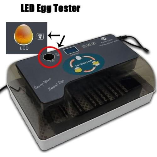 Full Automatic Incubator Brooder Farm Hatchery Machine 12 Egg Hatcher Chicken Automatic Egg Incubator Goose Bird Quail Brooder