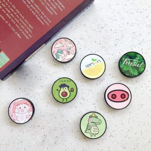 Cute Cartoon Folding Expanding Stand For iPhone Samsung Xiaomi Mobile Phone Ring Holder Funny Grip Phone Socket