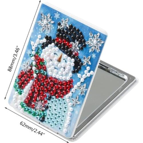 Ultra-thin Make Mini Makeup Mirror Butterfly DIY Special Shaped Diamond Painting H58C