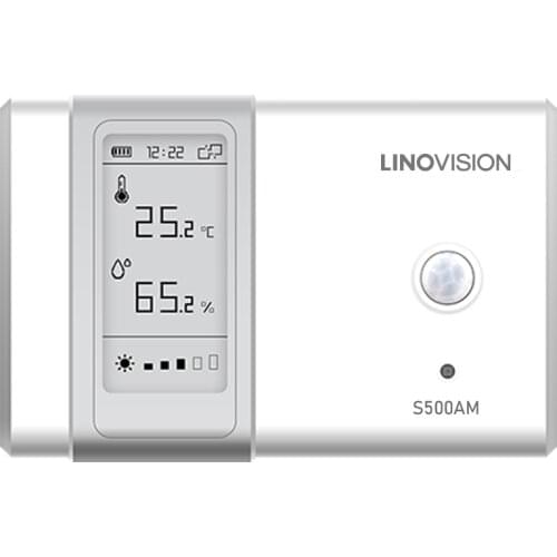 Indoor Comprehensive Ambience Monitoring Sensor with Built-in Display and NFC Config