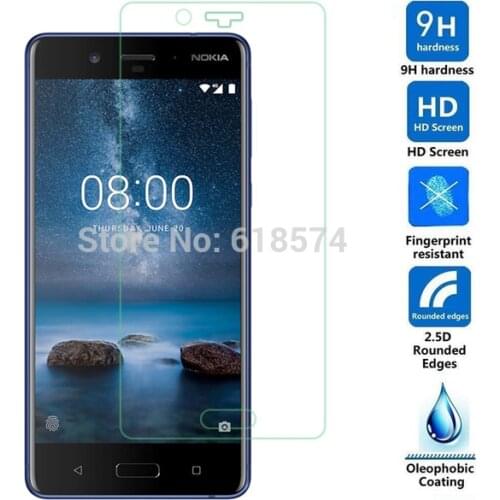 For Nokia 8 Tempered Glass 9H High Quality Protective Film Explosion-proof LCD Screen Protector For Nokia 8