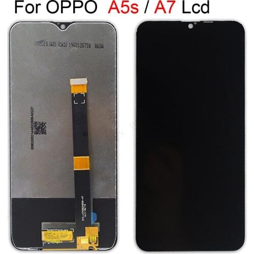 6.2'' Full LCD Repair Parts For OPPO A5s AX5S LCD Display Touch Screen Panel Digitizer Sensor for Oppo A5S CPH1909 A7 Aassembly