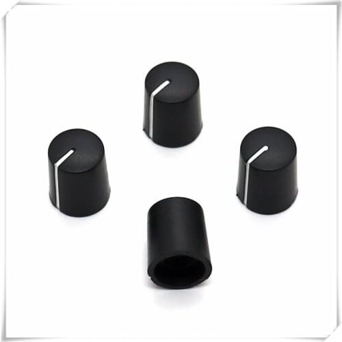 10 Pieces Plastic Flower Shaft Knob Diameter 11.5mm Height 14mm Potentiometer Encoder Knob Gear Shaped Inner Hole 6mm