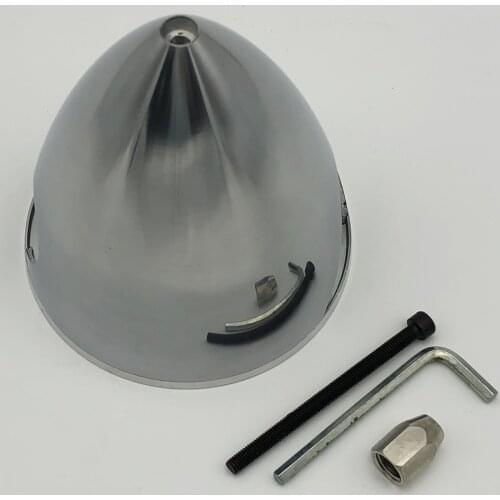 102mm / 4 inch Alloy Metal Spinner for 100cc gas rc plane Free Shipping