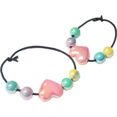 2 pc Princess Bracelet Hair Band Pinata Loot Party Favor Game Gift Charm Girls Beads Pinata Birthday Gift Novelty Prize