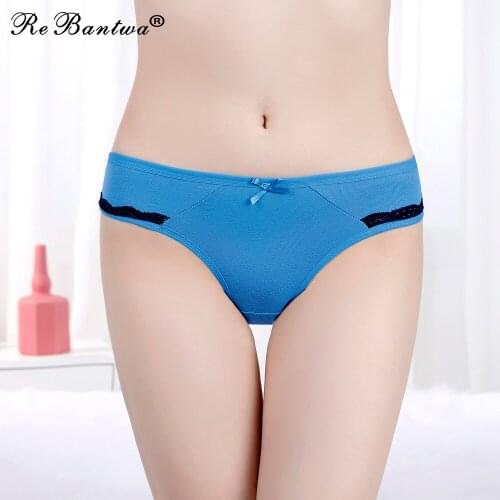 3PCS/Set Womens Underwear Cotton Panty Sexy Panties Female Underpants Cute Students Intimates Lace Lingerie Culotte Femme