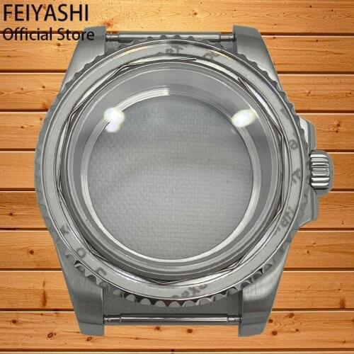 Watches accessories Mens watches case Submariner Series For Japan seiko nh35 nh36 dial movement Eyeless covers Sapphire Glass