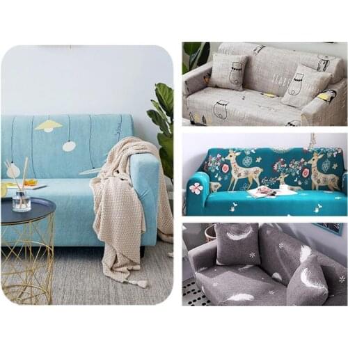 Sofa Covers for Living Room Solid Sectional Sofa Cover Elastic Couch Cover Home Decor Fundas Sofa Slipover pillow cover
