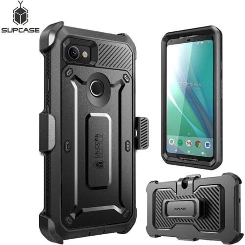 For Google Pixel 2 XL Case SUPCASE UB Pro Full-Body Rugged Holster Clip Protective Case Cover with Built-in Screen Protector