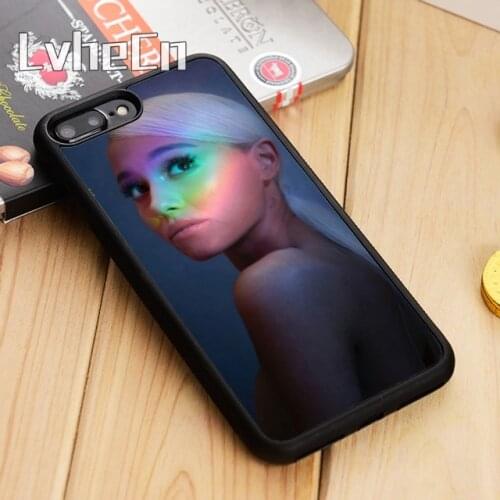 LvheCn Ariana Grande Shell Phone Case Cover For iPhone 5 6 6s 7 8 plus 11 12 Pro X XR XS Max Samsung Galaxy S6 S7 edge S8 S9 S10