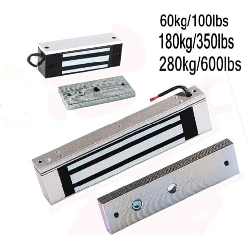 60 kg 180kg 12v lectronic door lock Electromagnetic lock Door opener Holding force Access control system Office room door