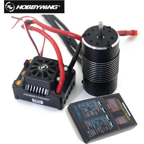 FATJAY HobbyWing EzRun MAX8 & EzRun 4274 Power System Combo LED program card for 1/8 scale RC car