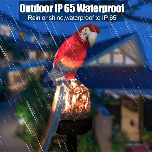 Solar Lawn Light Garden Light LED Solar Lamp Outdoor Waterproof Buried Light LED Landscape Pathway Lighting Parrot Novelty Lamp