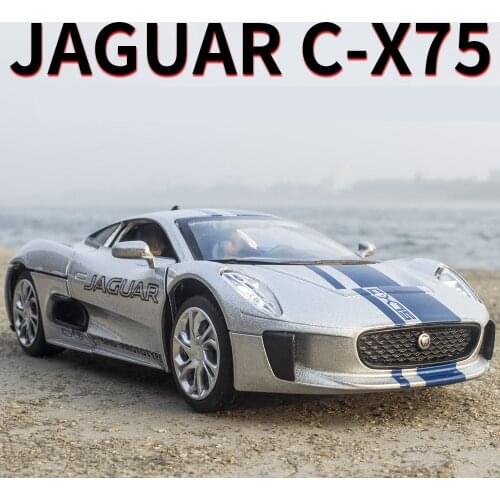 1:32 Jaguar C-X75 Alloy Sports Car Model Diecast & Toy Vehicles Metal Toy Car Model Collection High Simulation Children Toy Gift