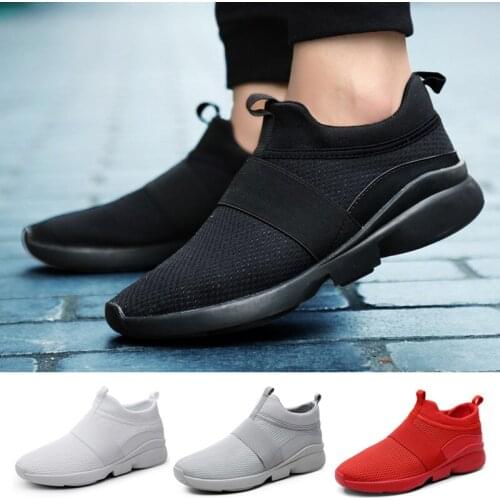 Mens Sneakers Breathable Mesh Sneakers Running Shoes Gym Sports Shoes -OPK