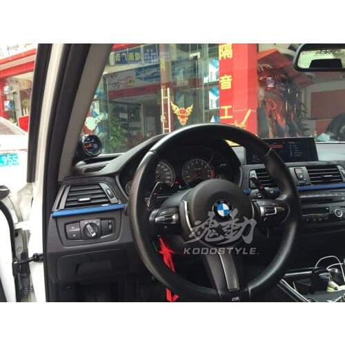 Fit for Mazda 3 turbine meter seat A column FOR BMW table bracket carbon fiber racing instrument bracke