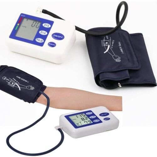 Smartband Arm blood pressure pulse cuff monitor health care LCD upper portable blood pressure meter sphygmomanometer machine