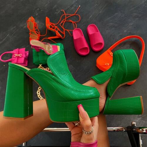 Summer Women Slippers Crystal Transparent Jelly Sandals Pumps Womens Open Toe Strange High Heels Ladies Fashion Female Shoes