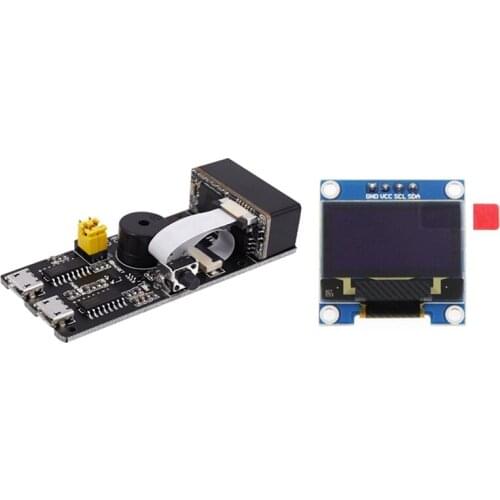Hot TTKK Qr /1D/2D/Code Scanner V3.0 Barcode Scan Recognition Module With 0.96 Inch IIC I2C Serial GND LCD LED Display Module