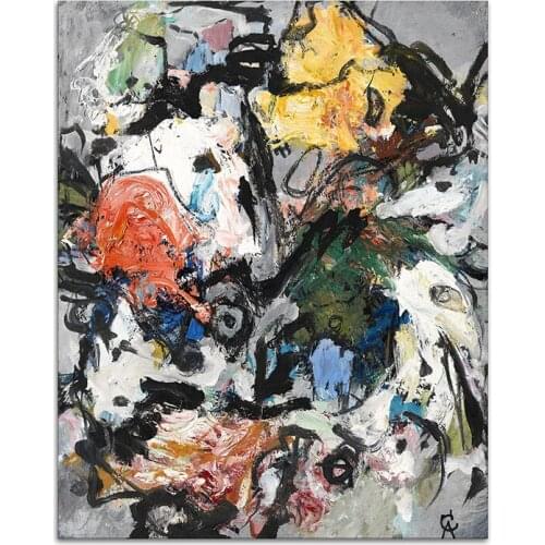 Modern Fashion Freehand Graffiti-art Senior Hotel Decoration Abstract Canvas Oil Painting Poster Wall Picture No Frame